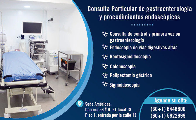 Consulta particular Gastroenterología