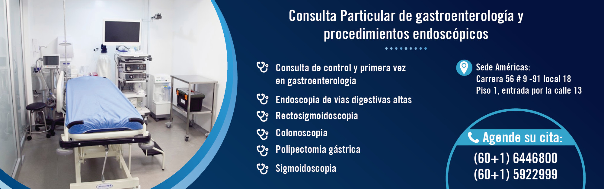 Consulta particular Gastroenterología