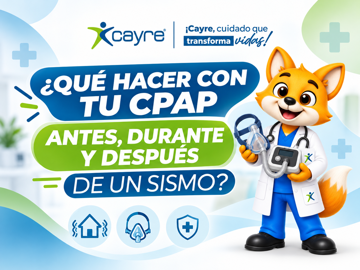 CPAP en caso de sismo